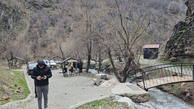 Gümüşkanat Şelalesi'ne yoğun ilgi