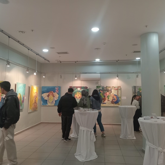 Kahta'da sanat ve çevre temalı sergi ilgi gördü