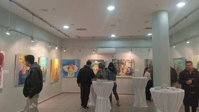 Kahta'da sanat ve çevre temalı sergi ilgi gördü