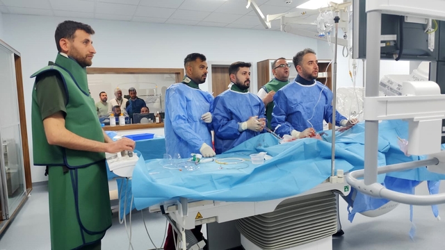 Kahta'da açılan anjiyo ünitesinde ilk hasta başarıyla tedavi edildi