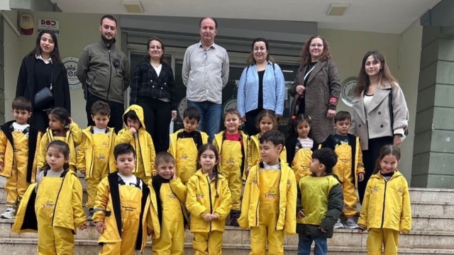 Aydın'da anaokulu öğrencileri Doğa Eğitim Merkezi'ni gezdi