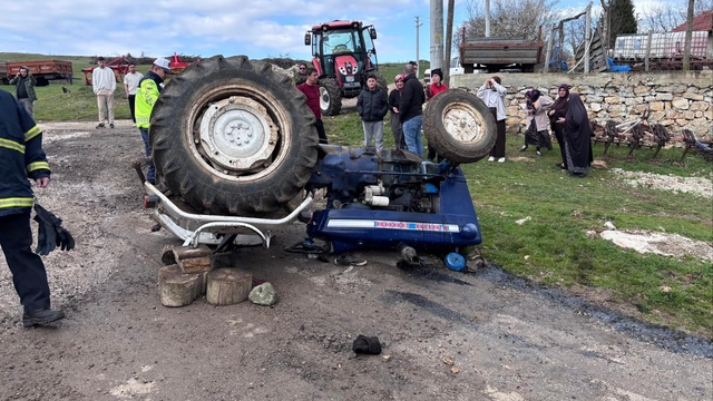 Traktör kazasında 1 kişi hayatını kaybetti