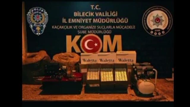 Bilecik'te 156 bin adet makaron ele geçirildi