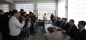 Niğde Valisi Nedim Akmeşe, basın mensuplarıyla buluştu