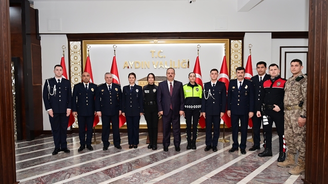 Aydın Emniyet Müdürü Erdoğan'dan Vali Canbolat'a ziyaret