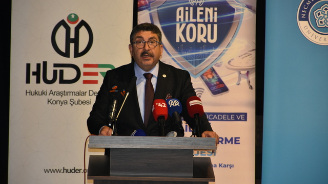 Konya'da "Aileni Koru: Sanal Bahisle Mücadele ve Aileyi Bilinçlendirme Projesi" toplantısı yapıldı