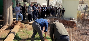Araban'da depremde yıkılan Fıstıklıdağ Mahallesi Camisinin temeli atıldı