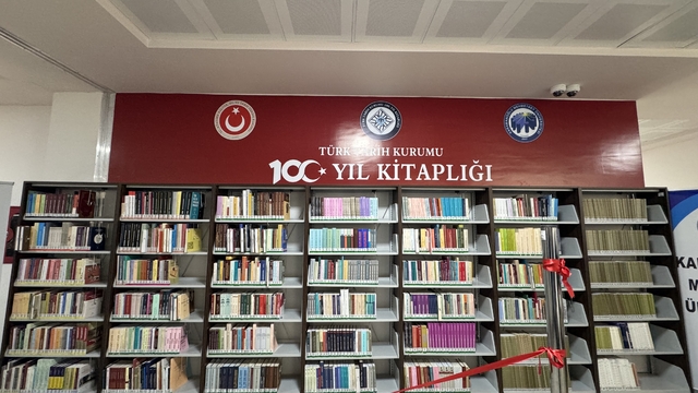 Karamanoğlu Mehmetbey Üniversitesi'nde "Türk Tarih Kurumu Yüzüncü Yıl Kitaplığı" kuruldu
