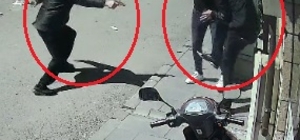 2 kişiye tabancayla ateş edip kaçtı; o anlar kamerada