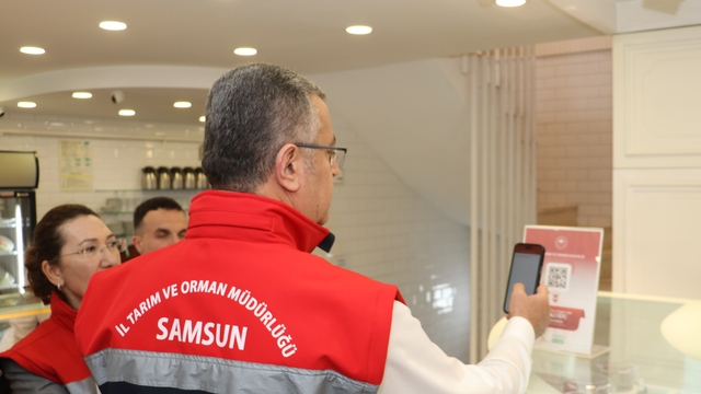 Samsun'da güvenilir gıda mobil uygulaması devrede
