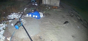 Konya'da domuz sürüsü yerleşim alanına indi