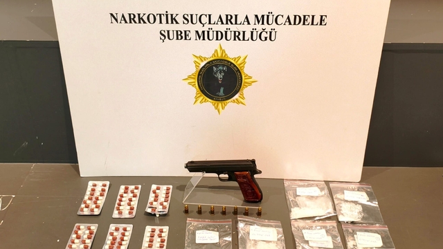 Samsun'da uyuşturucu ve silah operasyonu: 1 gözaltı