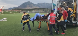 Seydişehir'de felç geçirdiği anlaşılan hasta hava ambulansı ile sevk edildi