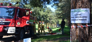 Ormancılar madalya için kıyasıya yarıştı