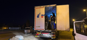 Durdurulan TIR’da 18 kaçak göçmen yakalandı