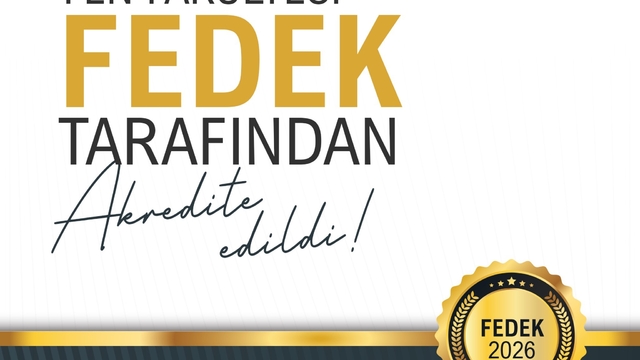 Niğde Ömer Halisdemir Üniversitesi Fen Fakültesi'ne FEDEK akreditasyonu