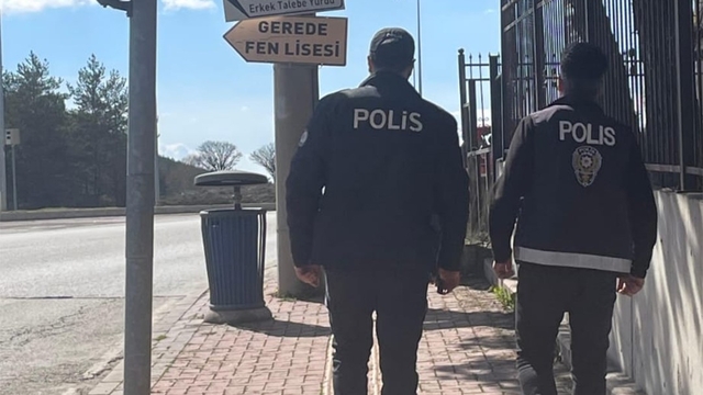 Gerede'de okul çevrelerinde denetimler sıkılaştırıldı