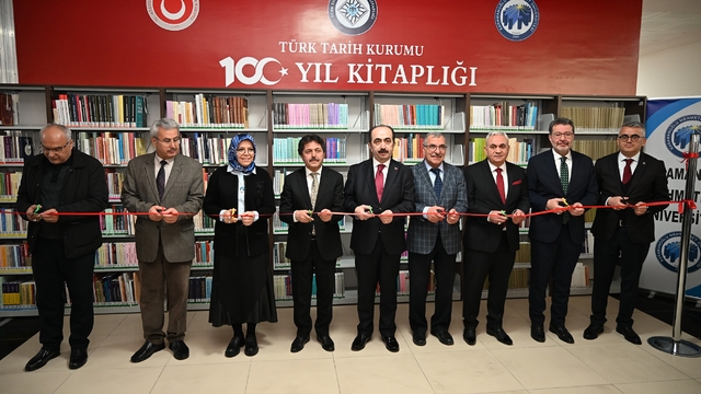 KMÜ'de "Türk Tarih Kurumu 100. Yıl Kitaplığı" açıldı