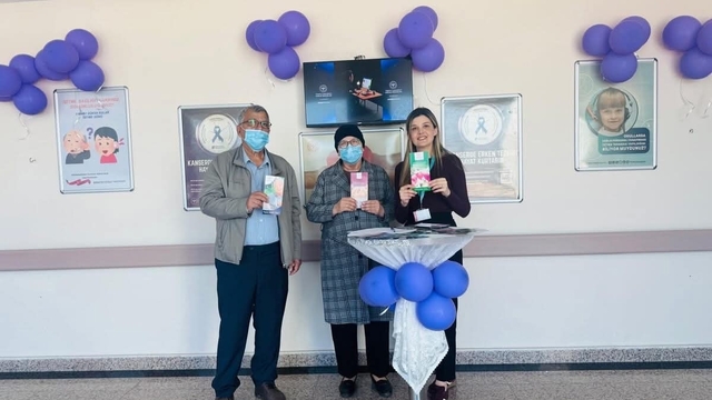 Babaeski Devlet Hastanesi'nde Kanser Haftası farkındalığı