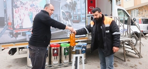 Canik'te atığı getirene nakit iade