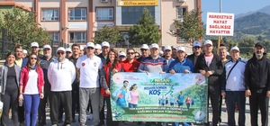 Köşk'te 'Sağlıklı Yaşam Yürüyüşü' etkinliği yapıldı