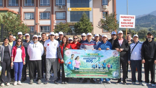 Köşk'te 'Sağlıklı Yaşam Yürüyüşü' etkinliği yapıldı