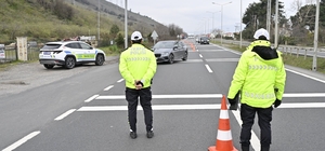 Ordu'da bir haftada yaklaşık 20 bin araç ve sürücüsü denetlendi