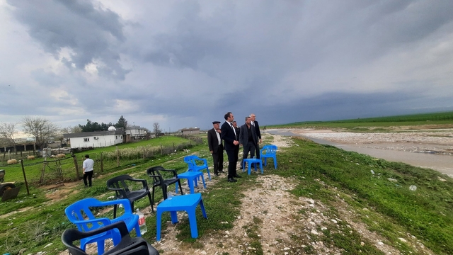 Silopi Kaymakamı Partal, Buğdaylı köyünde incelemede bulundu