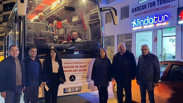 Kumlucalı şehit yakınları ve gaziler, Çanakkale'ye uğurlandı