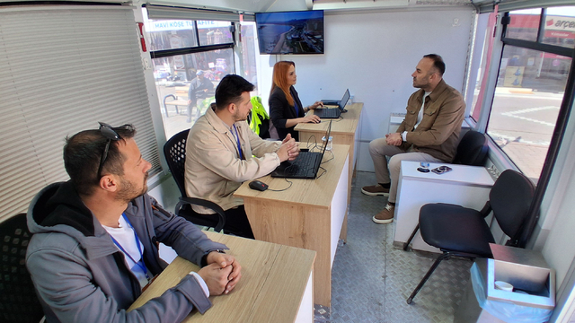 Samsun Büyükşehir Belediyesi Havza'da 153 Mobil Çözüm Merkezi kurdu