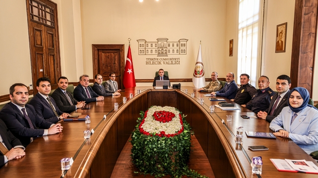 Bilecik'te asayiş ve güvenlik toplantısı gerçekleştirildi