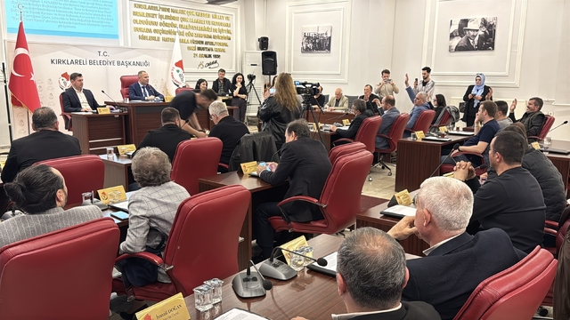 Kırklareli Belediye Meclisi toplantısı yapıldı