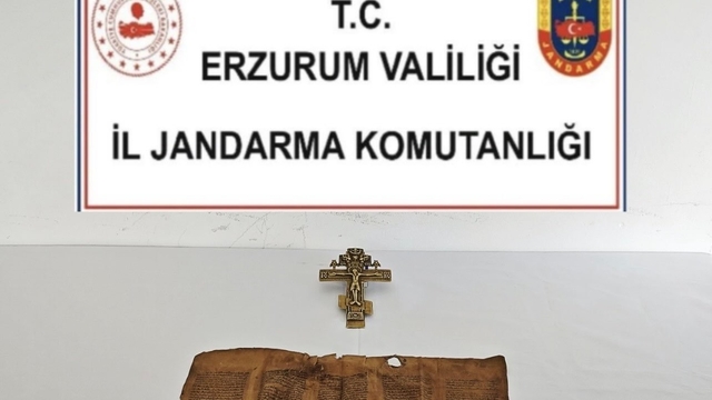 Erzurum'da tarihi eser operasyonu