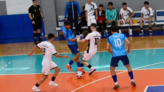 ÜNİLİG salon futbolu grup müsabakaları TOGÜ'de başladı