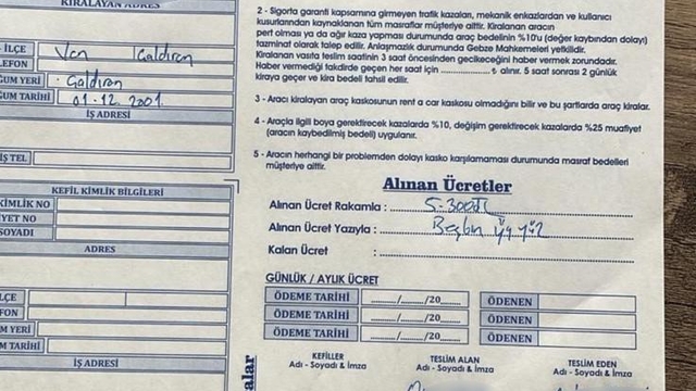 Saldırganlar kiralık aracı geri vermemiş: Teslim süresi dün dolmuş