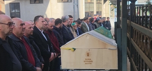 Baba ve oğlu son yolculuğuna uğurlandı