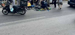 Lüleburgaz'da otomobilin çarptığı motosikletteki 2 genç yaralandı