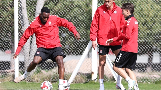 Sivasspor, Boluspor maçı için hazırlıklarını sürdürüyor
