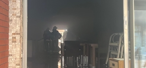 Alanya'da tadilattaki otelde çıkan yangın korkuttu