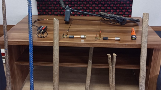 Ordu'da izinsiz kazı yapan 4 kişi suçüstü yakalandı