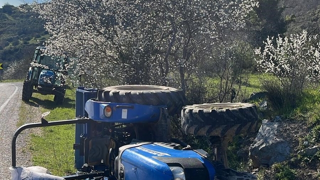 Balıkesir'de traktör devrildi: 1 ölü