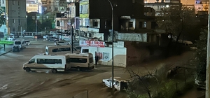 Osmaniye'de sağanak; Savrun Çayı ve Bülbül Deresi taştı