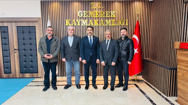 TİSAV Genel Başkanı Koç ve MHP Gemerek İlçe Başkanı Acar'dan kurum ziyareti