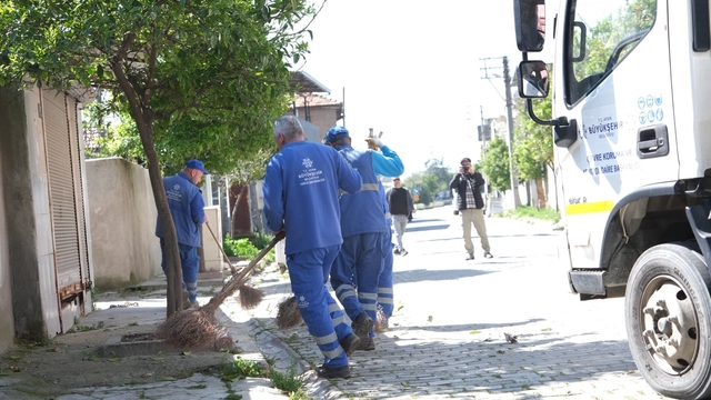 Aydın Büyükşehir'den, çevre düzenleme ve bakım çalışması