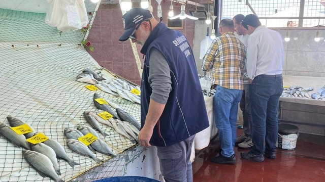 Didim'de perakende balık satışı yapan işletmeler denetlendi