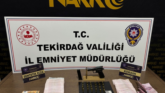 Tekirdağ'da uyuşturucu operasyonlarında yakalanan 12 şüpheli tutuklandı