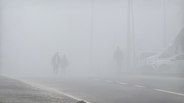 Diyarbakır'da sis görüş mesafesini 20 metreye kadar düşürdü