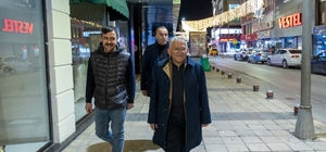 Büyükkılıç, Millet Caddesi’nde yapımı tamamlanan aydınlatma sistemini inceledi