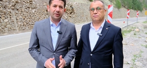 Belediye başkanları, yeni yapılacak tünel projesini yerinde anlattı