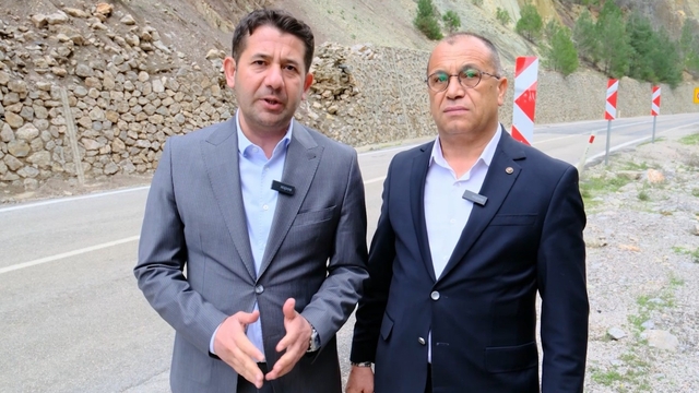 Belediye başkanları, yeni yapılacak tünel projesini yerinde anlattı